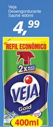 Supermercados Guanabara Veja Desengordurante Sache 400ml oferta