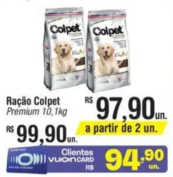 Fort Atacadista Ração Colpet Premium 10.1kg oferta