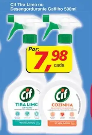 Supermercados Guanabara Cif Tira Limo ou Desengordurante Gatilho 500ml oferta