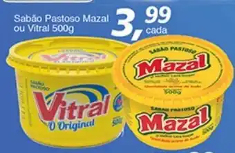 Sabao Pastoso Mazal ou Vitral 500g