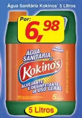 Supermercados Guanabara Agua Sanitaria Kokino's 5L oferta