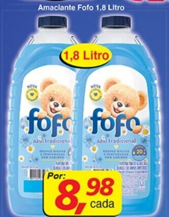 Supermercados Guanabara Amaciante Fofo 1.8L oferta