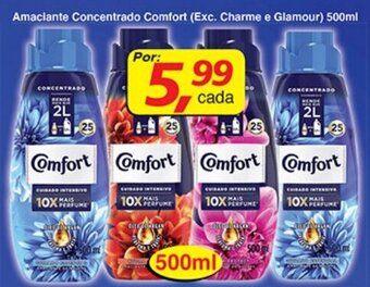 Supermercados Guanabara Amaciante Concentrado Comfort 500ml oferta
