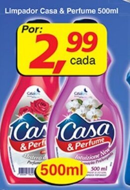 Supermercados Guanabara Limpador Casa & Perfume 500ml oferta