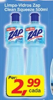 limpa Vidros Zap Clean Squeeze 500ml