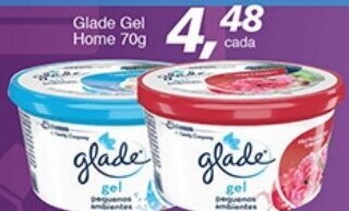 Supermercados Guanabara Glade Gel Home 70g oferta