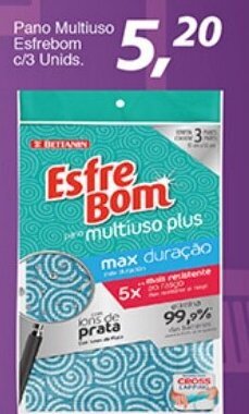 Pano Multiuso Esfrebom c/3 unids.