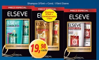 Supermercados Guanabara Shampoo 375ml + Cond. 170ml Elseve oferta