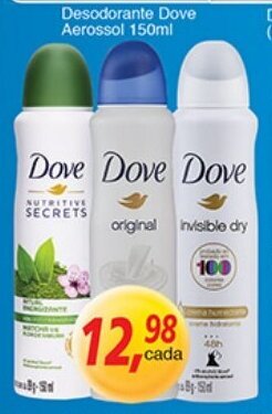Supermercados Guanabara Desodorante Dove Aerosol 150ml oferta