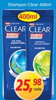 Supermercados Guanabara Shampoo Clear 400ml oferta