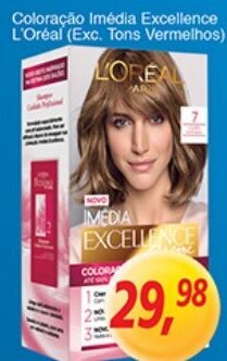 Supermercados Guanabara Coloracao Imedia Excellence L'Oreal oferta