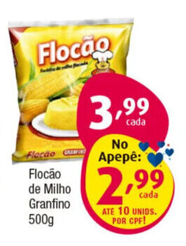 Flocão de Milho Granfino 500g