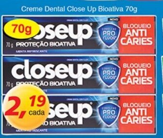 Supermercados Guanabara Creme Dental Close Up Bioativa 70g oferta