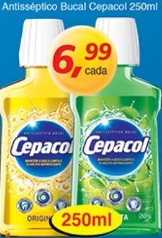 Supermercados Guanabara Antisseptico Bucal Cepacol 250ml oferta