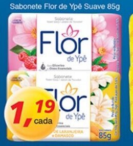 Supermercados Guanabara Sabonete Flor de Ype Suave 85g oferta
