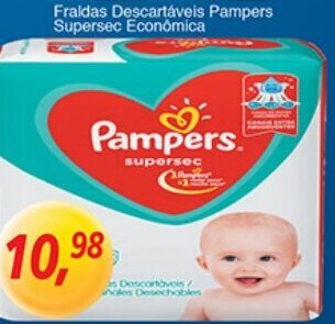 Supermercados Guanabara Fraldas Descartaveis Pampers Supersec Economica oferta