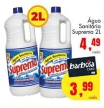 Água Sanitaria Suprema 2L