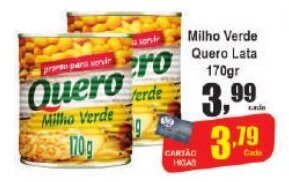 Higa's Supermercado Milho Verde Quero Lata 170gr oferta