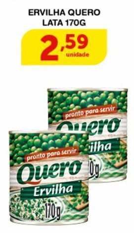 Roldão Ervilha quero lata 170g oferta