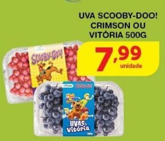 Roldão Uva scooby-doo! crimson ou vitória 500g oferta