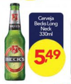 Lopes Supermercados Cerveja Becks Long Neck 350ml oferta