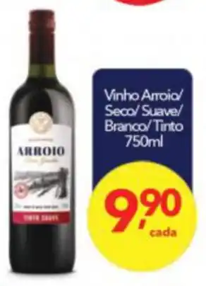 Lopes Supermercados Vinho Arroio 750ml oferta