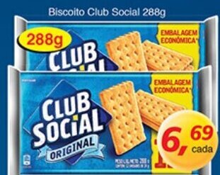 Supermercados Guanabara Biscoito Club Social 288g oferta