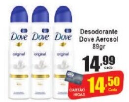 Higa's Supermercado Desodorante Dove Aerosol 89gr oferta