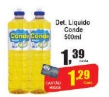 Higa's Supermercado Det. Liquido Conde 500ml oferta