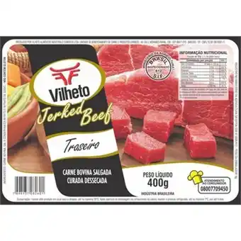 Violeta Supermercados Carne seca traseiro vilheto pacote 400g oferta