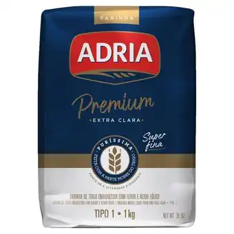 Farinha de trigo adria tipo 1 papel 1kg
