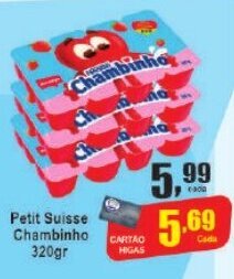 Petit Suisse Chambinho 320gr