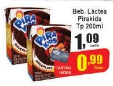Higa's Supermercado Beb. Láctea Pirakids Tp 200ml oferta