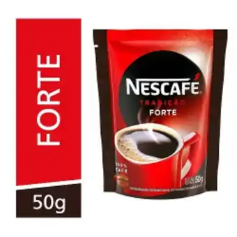 Rede Compras Café solúvel nescafé forte tradição sachê 50g oferta