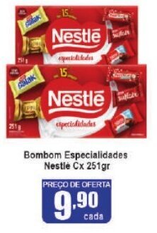 Higa's Supermercado Bombom Especialidades Nestle Cx 251gr oferta