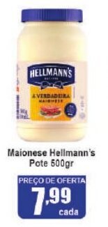 Higa's Supermercado Maionese Hellmann's Pote 500gr oferta