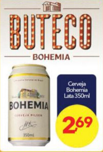 Cerveja Bohemia Lata 350ml