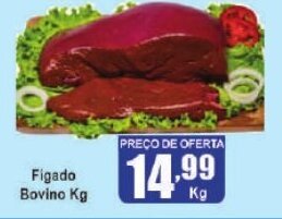 Higa's Supermercado Figado Bovino Kg. oferta