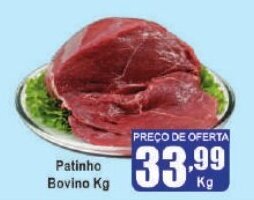 Higa's Supermercado Patinho Bovino Kg oferta