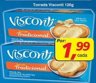 Supermercados Guanabara Torrada Visconti 120g oferta