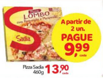 Lopes Supermercados Pizza Sadia 460g oferta