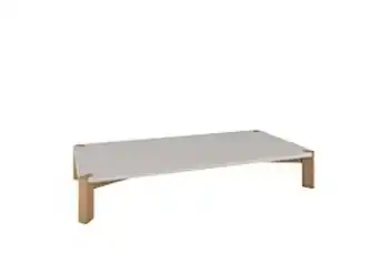 Lojas Guido Mesa de centro cloe menor 1,30x70 natural - off white oferta