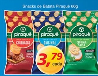 Snacks de Batata Piraque 60g