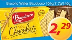 Biscoito Wafer Bauducco sabores 104g/ 117g/ 140g