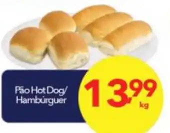 Lopes Supermercados Pao Hot Dog/ Hamburguer 1kg oferta