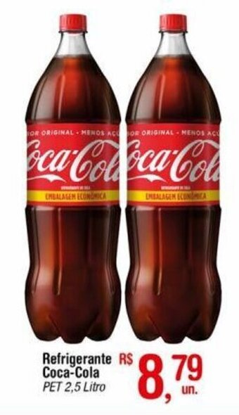 Fort Atacadista Refrigerante Coca-Cola PET 2,5 Litro oferta