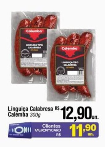 Fort Atacadista Linguiça Calabresa Calemba 300g oferta
