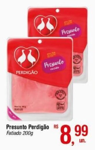 Presunto Perdigão Fatiado 200g