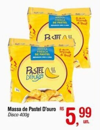 Fort Atacadista Massa de Pastel D'ouro Disco 400g oferta