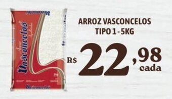Bahamas Supermercados ARROZ VASCONCELOS TIPO 1-5KG oferta
